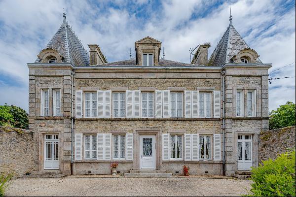 NORMANDIE - MANCHE - SAINT VAAST LA HOUGUE - MAISON DE MAÎTRE