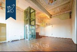 A Prestigious Icon in the Heart of Bologna: Renovated Historic Tower from the 1100s for Sa