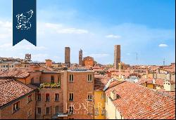 A Prestigious Icon in the Heart of Bologna: Renovated Historic Tower from the 1100s for Sa