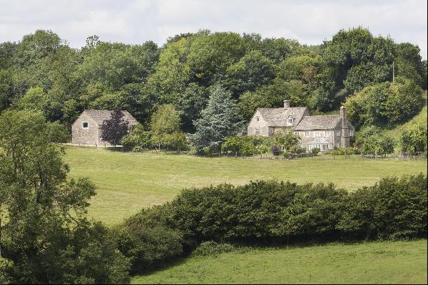 Beautifully situated south facing farmhouse set within almost 70 acres of undulating pastu