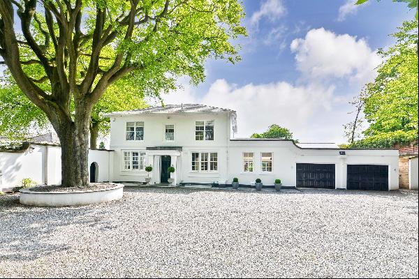 A remarkable Regency style residence dating to the early 1800s, discreetly situated in an 