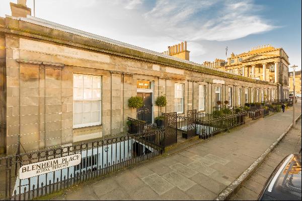 A contemporary two bedroom patio flat in a central Edinburgh address.