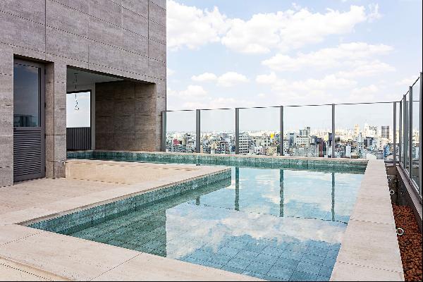 New penthouse with skyline view