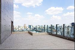 New penthouse with skyline view