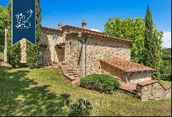 Luxurious country estate surrounded by a private forest for sale on Arezzo's hills