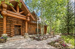 This secluded Log home is a sanctuary from the world.