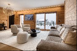 Vesna : New 105 sqm furnished flat connected to the centre of Megeve