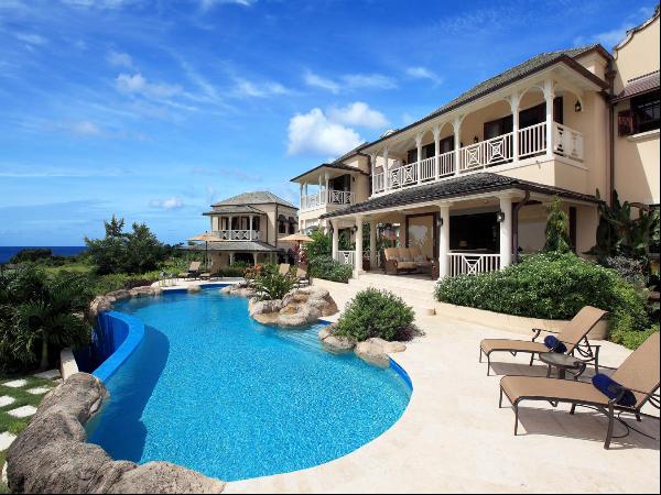 A beautiful villa located on Ocean Drive with brilliant views over the golf course and the