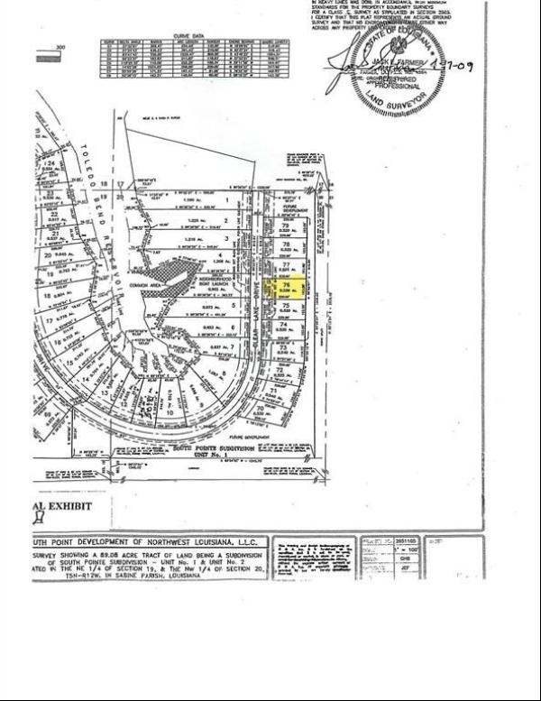 Lot 76 Clear Beach Drive, Many LA 71449