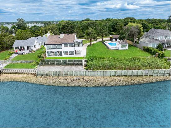 Big Sky; Open Frontage on Shinnecock Bay -- Renovated $4.35M