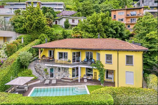 prestigious villa with breathtaking views of lake lugano