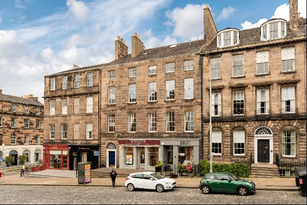 A substantial three-bedroom apartment in the heart of Edinburgh’s prestigious Georgian New