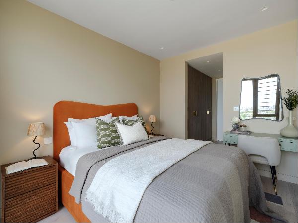 This unique one bedroom apartment offers a spacious master suite, a 60 sq ft balcony and w