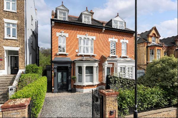 Immaculate five bedroom semi-detached Victorian family home in East Dulwich with a wonderf