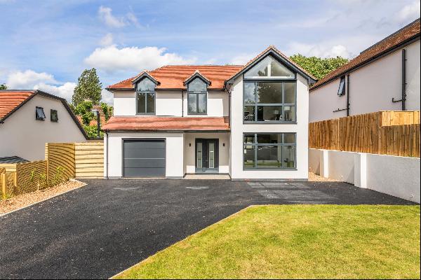 An impressive new build five-bedroom family home built to a high specification in a much s