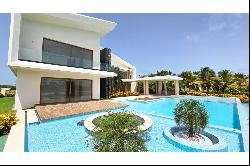 Cap Cana -  Modern Ocean and Golf View Villa boasting 5 Large Bedrooms