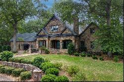 Stunning Custom Home On Fifteen Acres In Coweta!