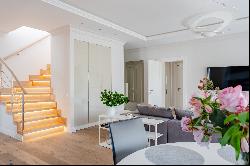 Spacious and elegant penthaus with terrace by the Baltic sea, in Jurmala