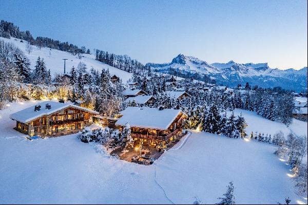 Chalet with a View of Mont Blanc