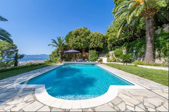 Cannes heights of California sea view over the bay beautiful villa