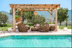 Luxury villa with pool and panoramic sea view, Gulf of Saint Florent - Corsica