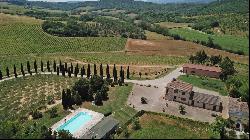 Chianti vineyards, cellar and farm, Monteriggioni - Tuscany