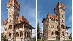 Villa Coppedé neo-medieval castle, Bucine, Arezzo - Tuscany