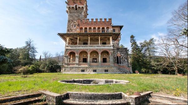 Villa Coppedé neo-medieval castle, Bucine, Arezzo - Tuscany