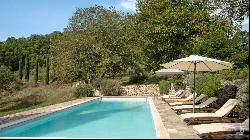 Ancient country mansion with hot spring and vineyards, Siena - Toscana