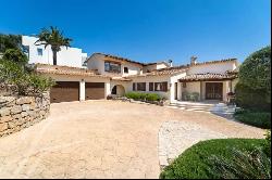 Large Mediterranean Villa for sale with partially views of bay Palma