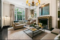 Exquisite six-bedroom family home with striking period details in Kensington.