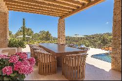 Exceptional villa with sea and countryside views in Ibiza