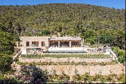 Exceptional villa with sea and countryside views in Ibiza