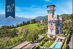 Elegance and luxury in a 700-sqm historical estate with a panoramic view of Lake Maggiore,