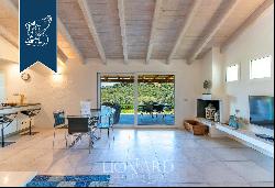 Elegant Mediterranean villa with a n outbuilding and pool near Porto Rotondo