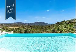 Elegant Mediterranean villa with a n outbuilding and pool near Porto Rotondo