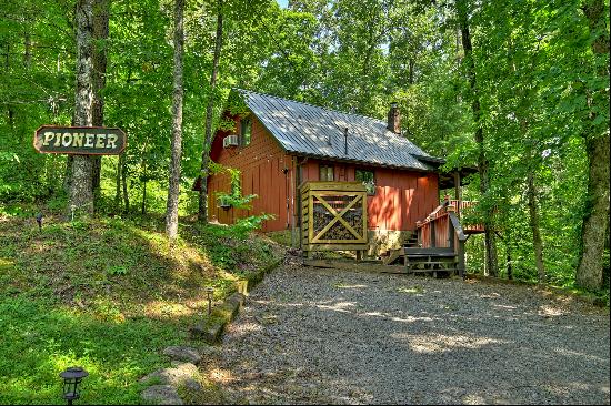 Charming Whimsical Rustic Cabin Minutes from Downtown Blue Ridge