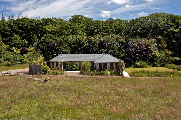 A luxury Bungalow with four detached holiday homes set in 6.8 acres adjoining Woodbury com