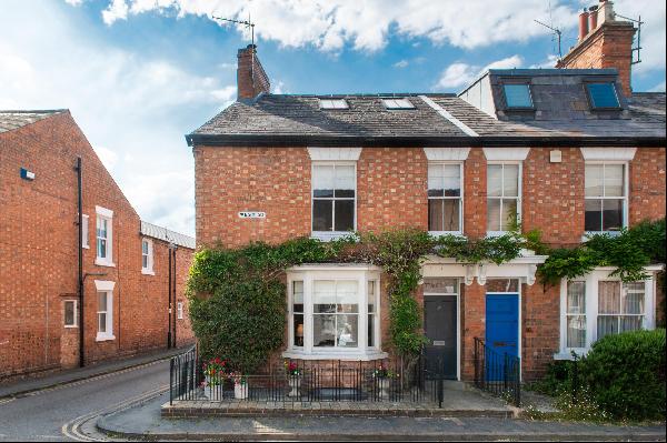 A beautifully appointed townhouse in the heart of Old Town, with a garage.