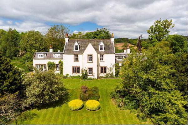 An exceptional Georgian country house with beautiful views, in a prime Borders location.