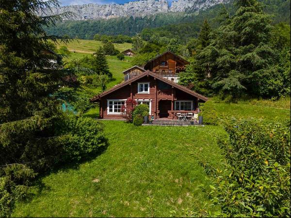 chalet with beautiful mountain view