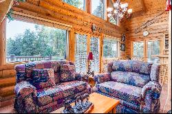 Adorable Log Cabin with Spring Creek & Pond in the Woodland Valley