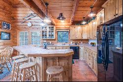 Adorable Log Cabin with Spring Creek & Pond in the Woodland Valley