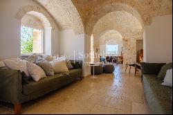 Exclusive trulli compound immersed in nature