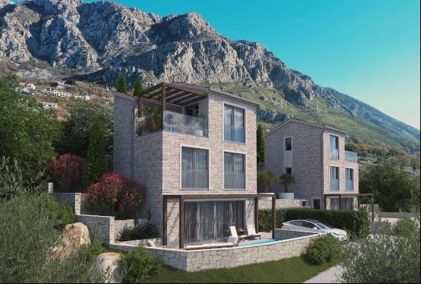 Modern Villas Under Construction, Blizikuce, Budva, Montenegro, R2333