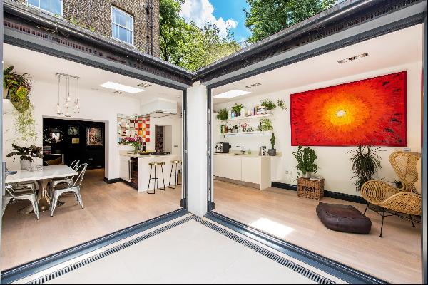 A two bedroom apartment within a period house located in Belsize Park.