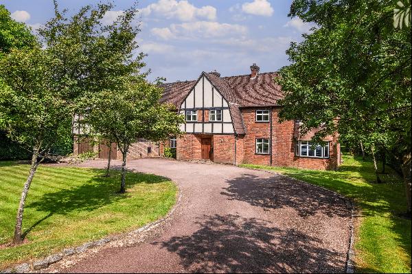 A substantial family home with superb gardens for sale in Sevenoaks.