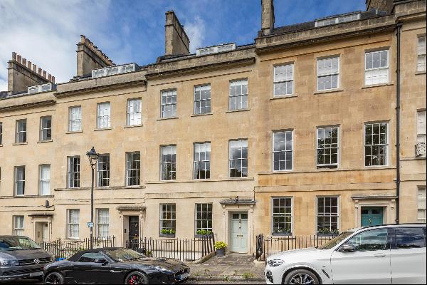 An exquisite Grade I listed townhouse, impeccably presented and nestled in one of Bath’s m