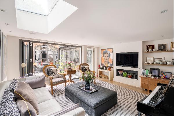 A stylish family home on a prime road in Brook Green, W14.