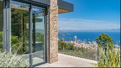 NEAR MONACO - CONTEMPORARY VILLA WITH SEA AND MONACO VIEW - 6 BEDROOMS - SWIMMING POOL - G